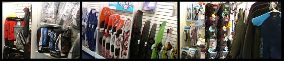 Visit our kiteboarding showroom