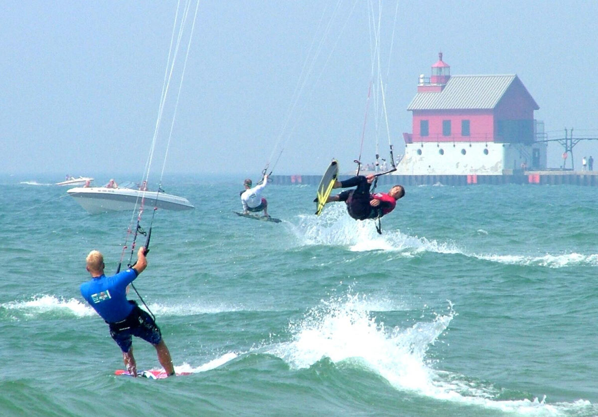 King of the Great Lakes kiteboarding event