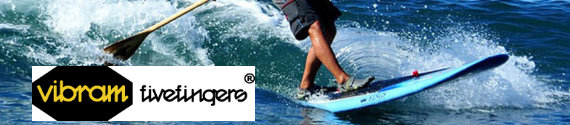 Vibram Fivefinger toe shoe surfer